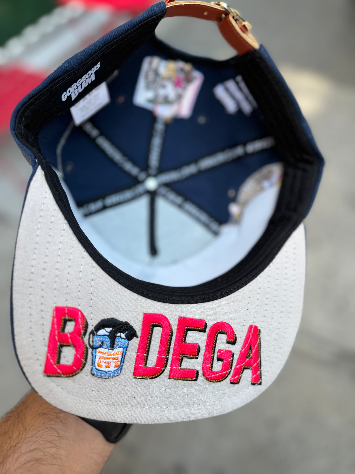 NY Yankees Chopped Cheese (Bread) Snapback - Navy Blue