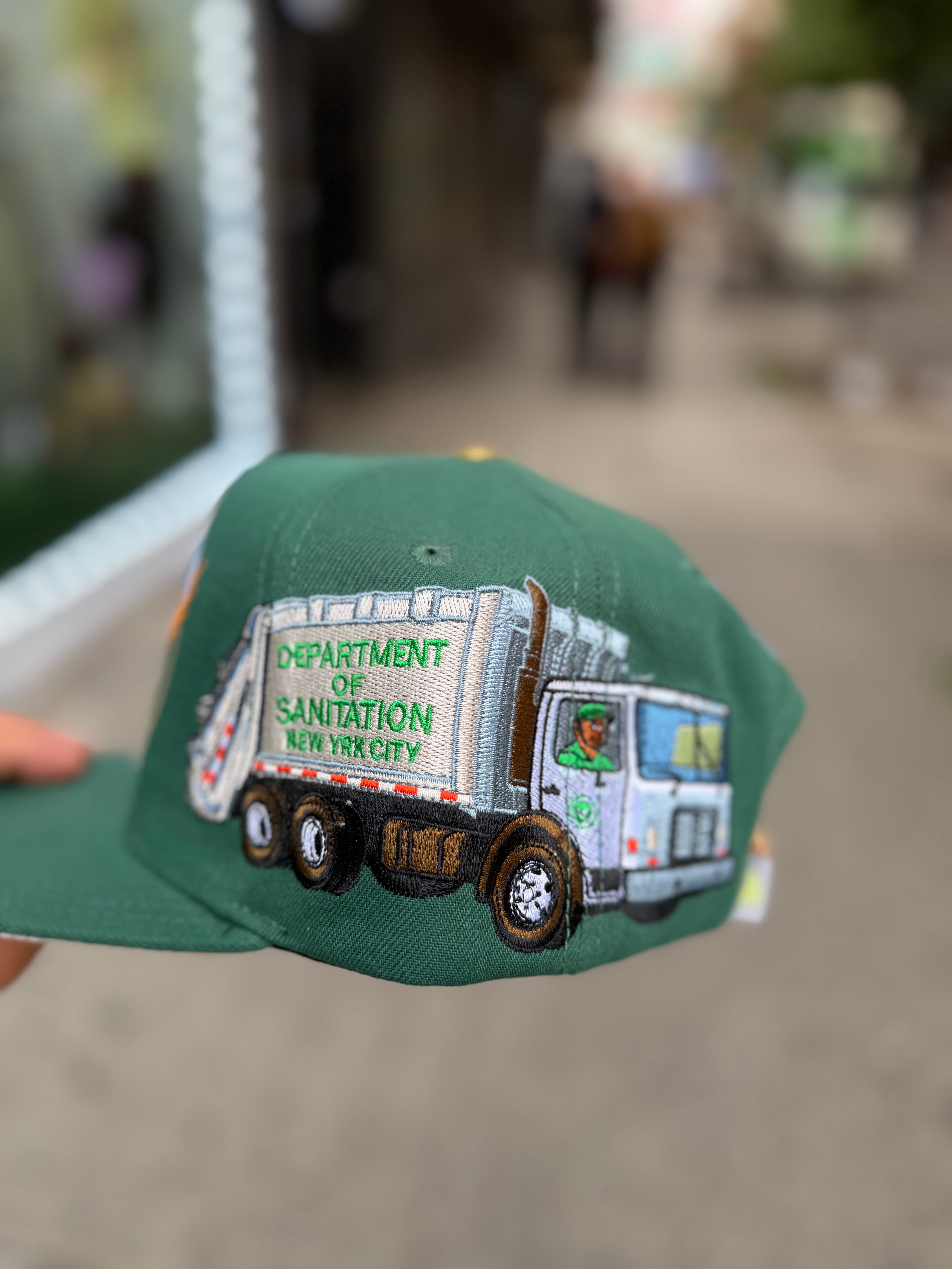 Sanitation Snapback - Green