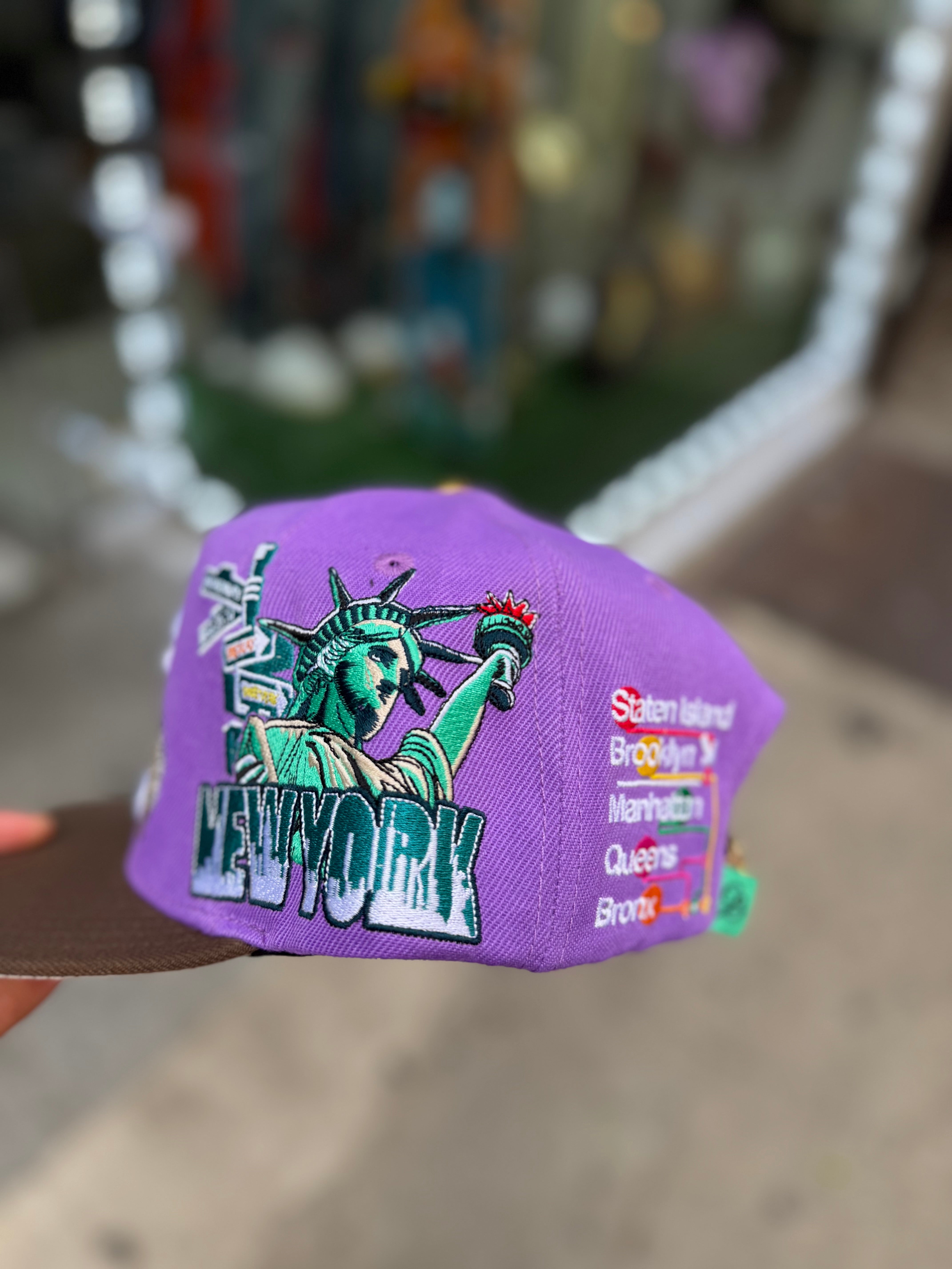 NY Yankees Bacon Egg n Cheese Snapback - Purple