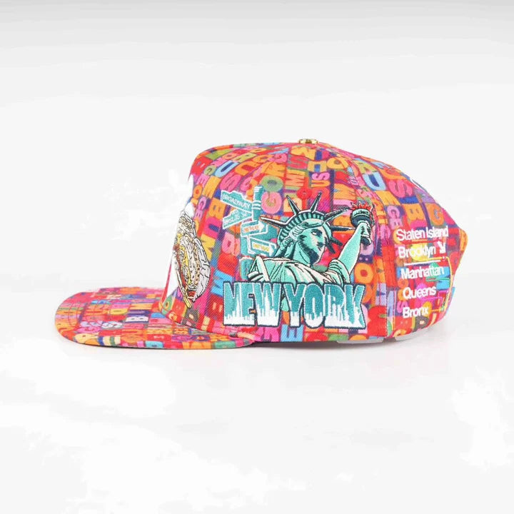 NY Yankees Bacon Egg n Cheese Snapback - Rainbow