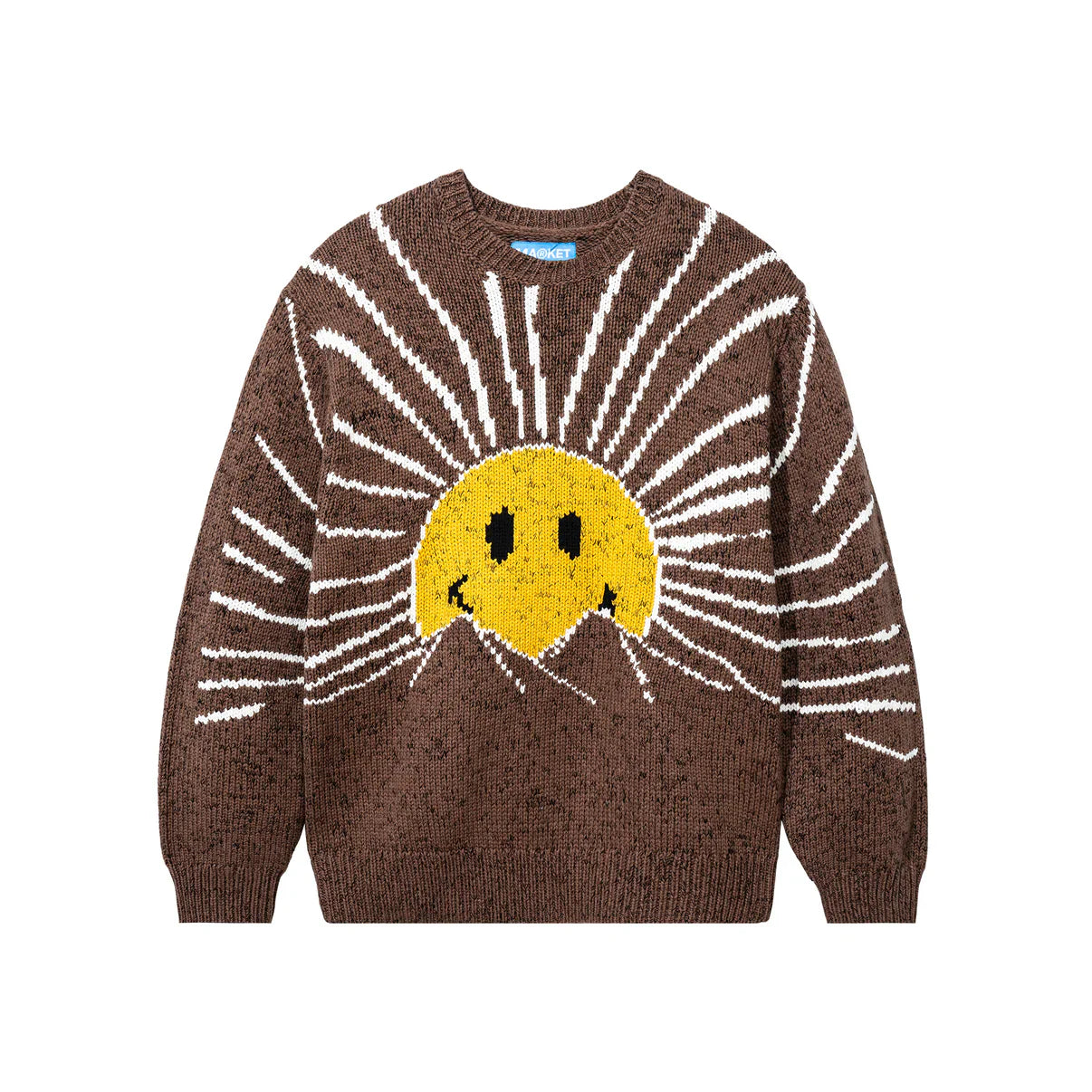 Smiley Sunrise Sweater - Acorn