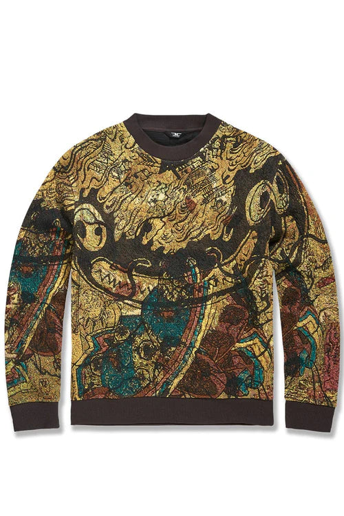 Silk Road Crewneck Sweater - Catfish