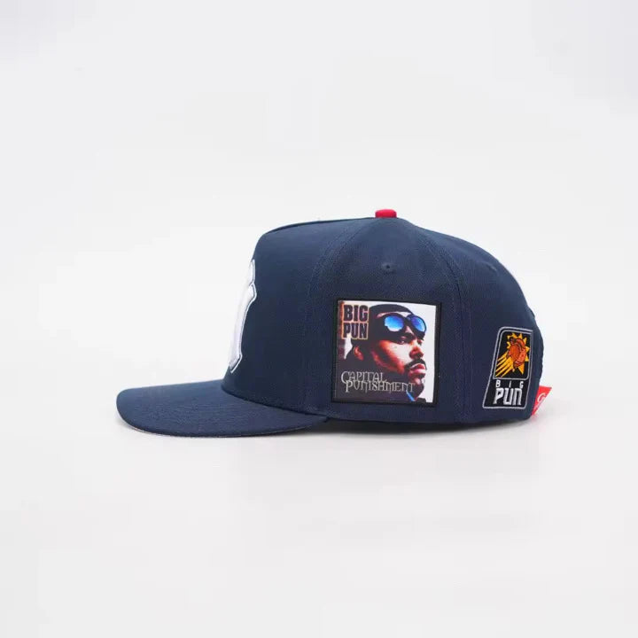 PR Big Pun Snapback - Navy Blue