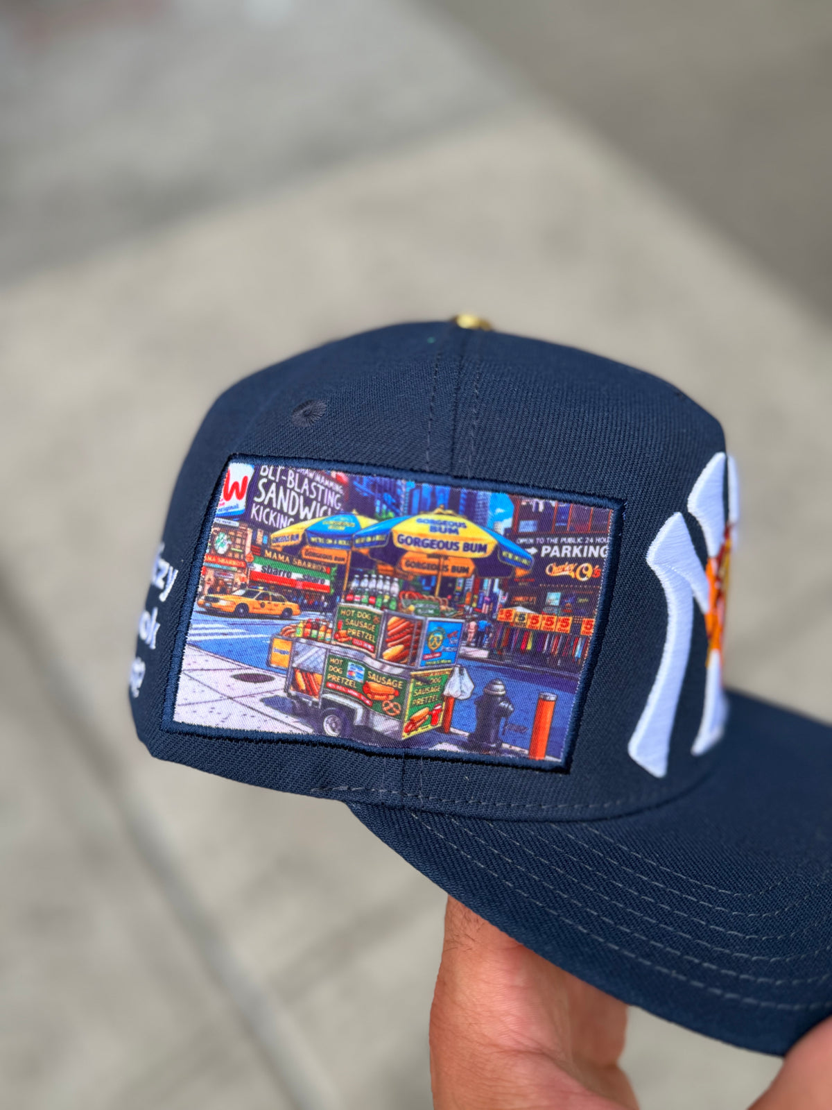 NY Yankees Glizzy Snapback - Navy Blue