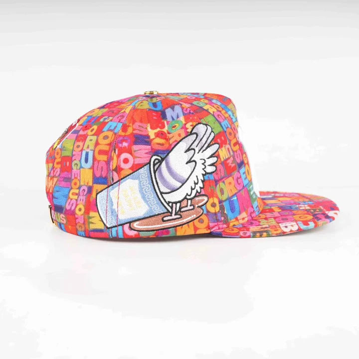 NY Yankees Bacon Egg n Cheese Snapback - Rainbow