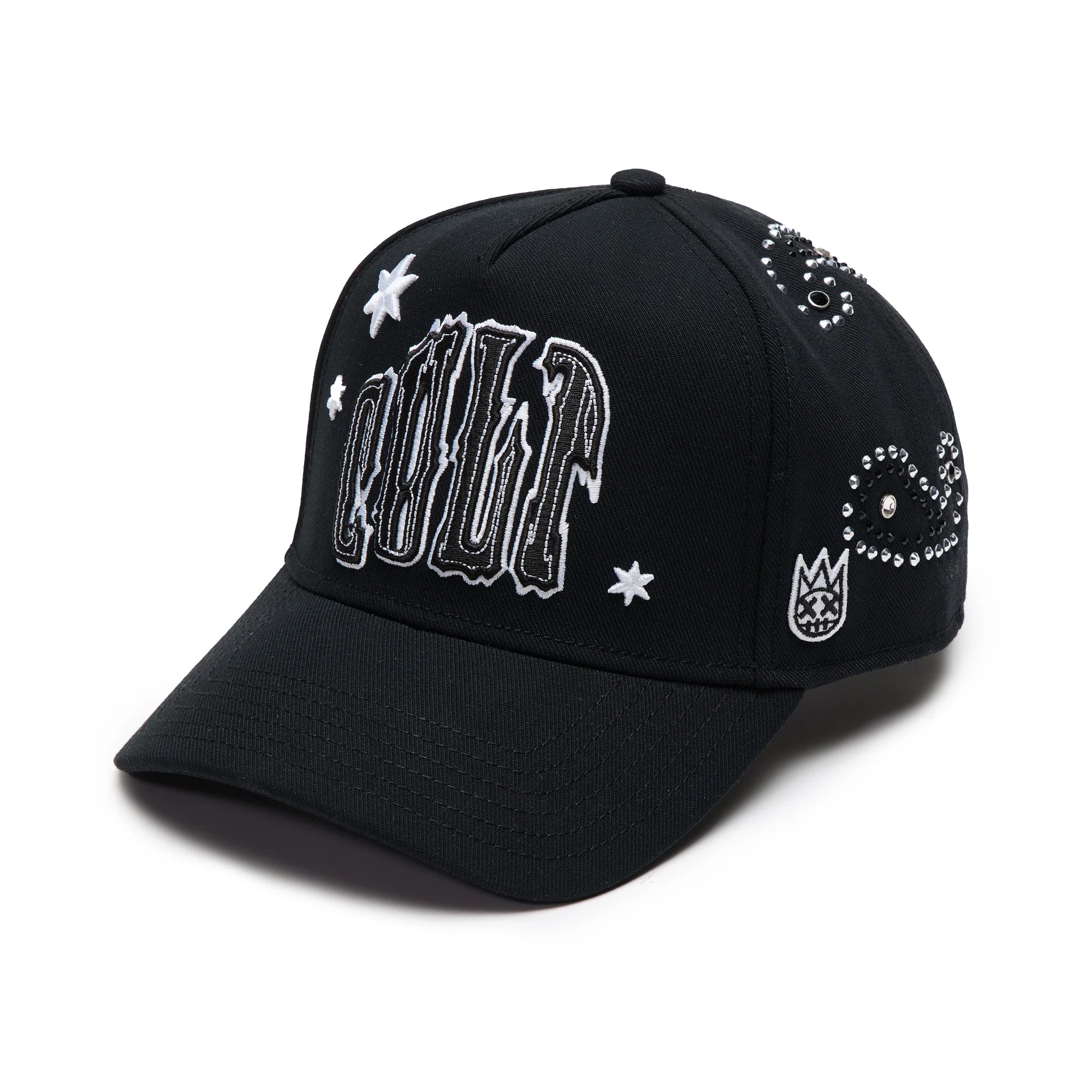 Cult x El Alfa Paisley 5 Pannel A Frame Trucker Hat - Black