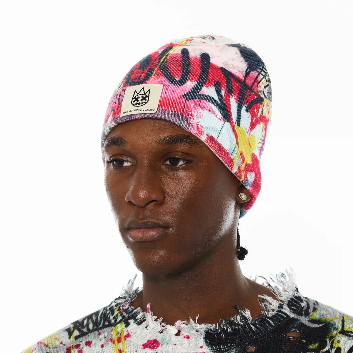 Knit Hat - Grafitti
