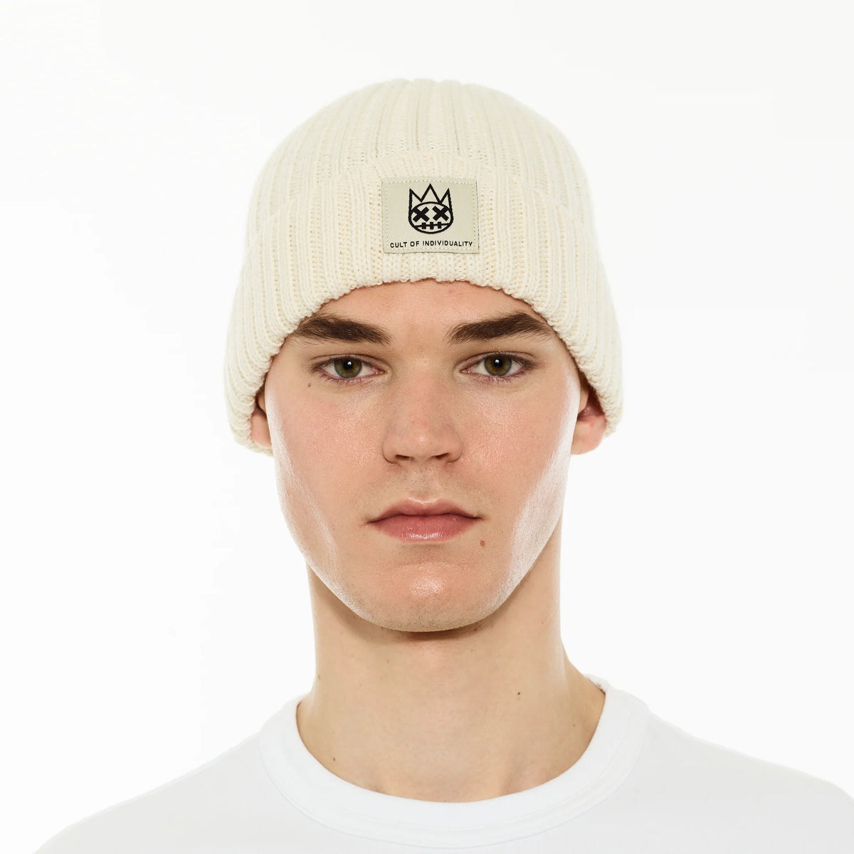 Knit Hat - Winter White