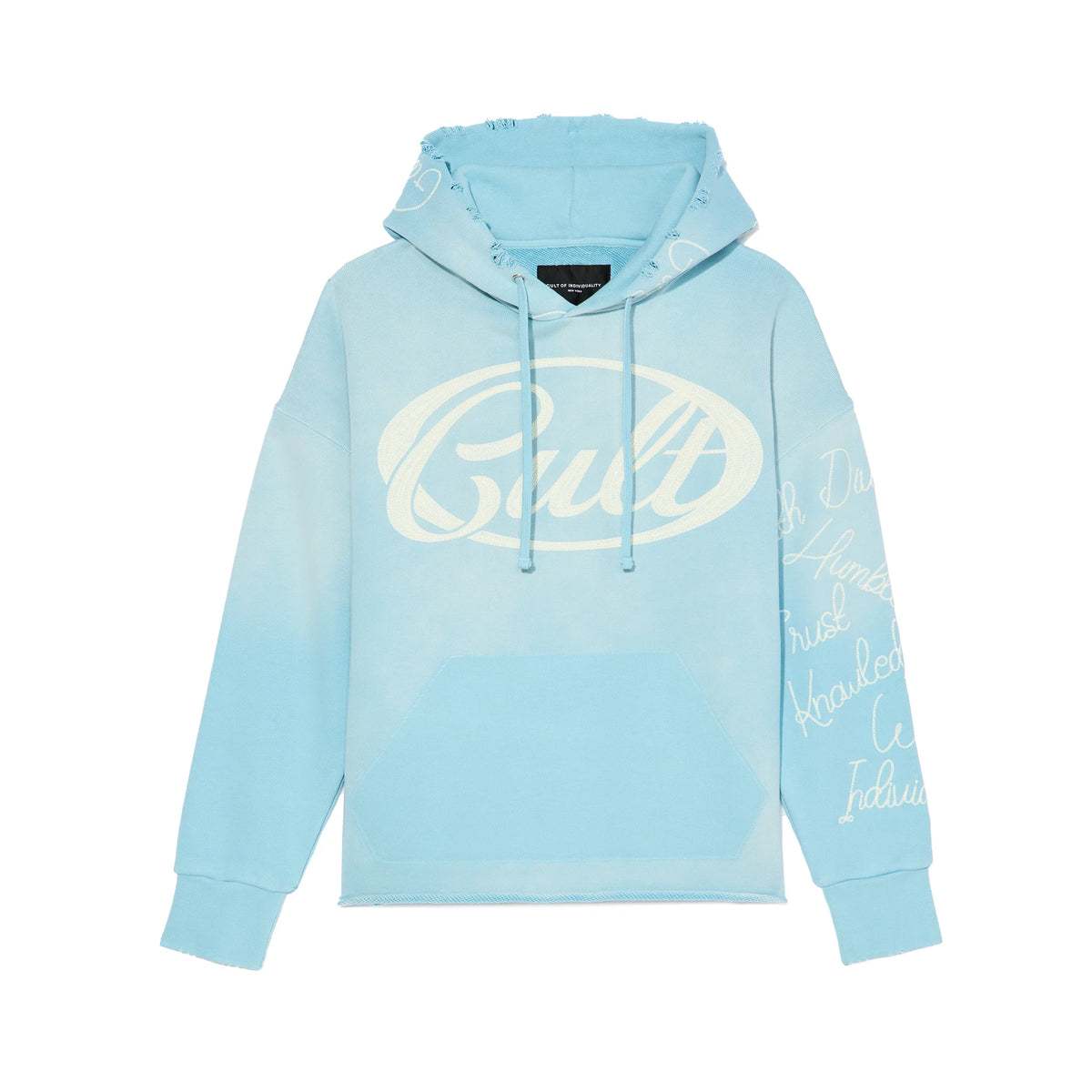 Community Pullover Novelty Hoodie - Blue Glow