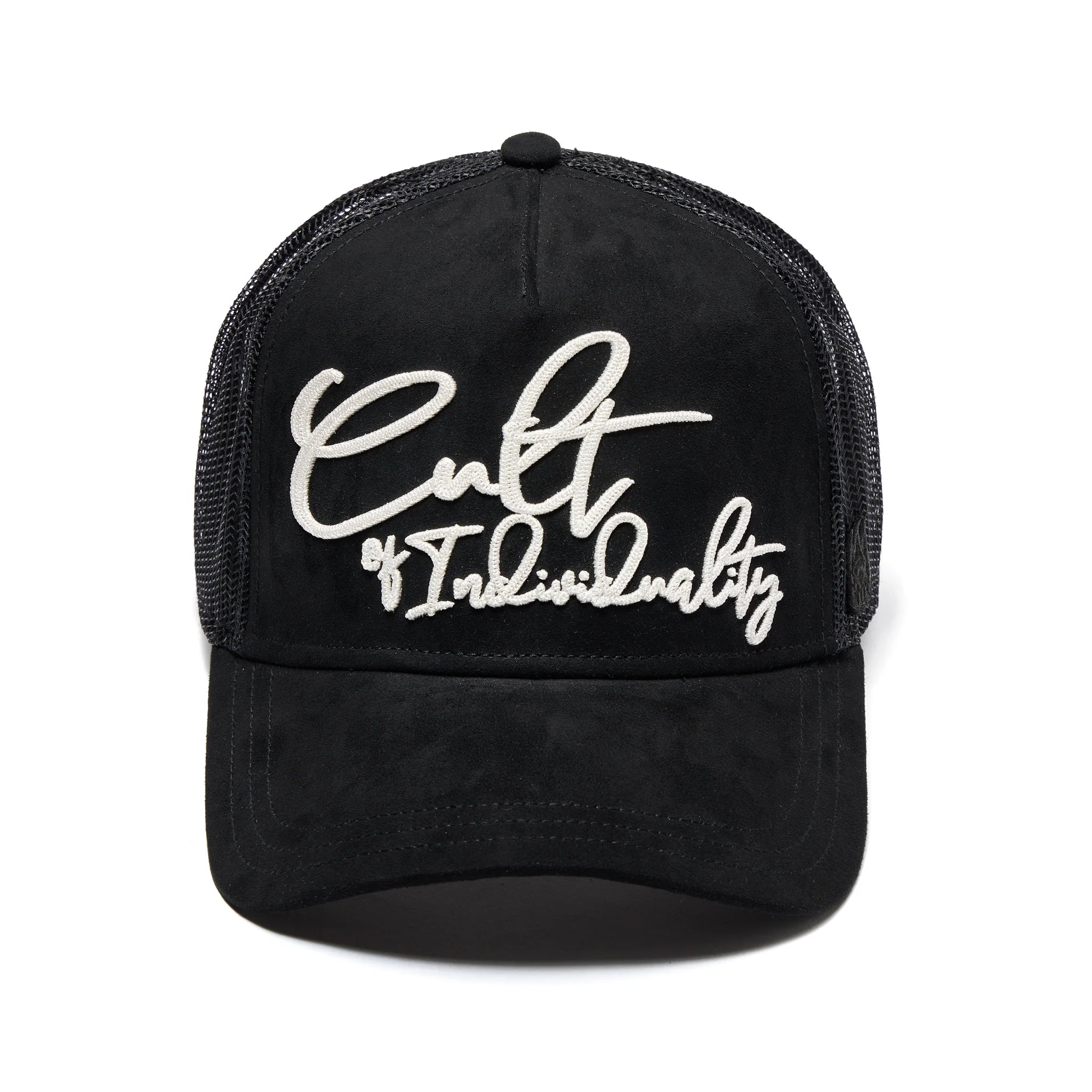 Grasshopper EMB Trucker Hat - Black