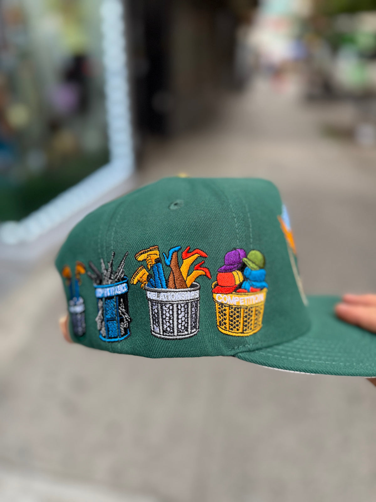 Sanitation Snapback - Green