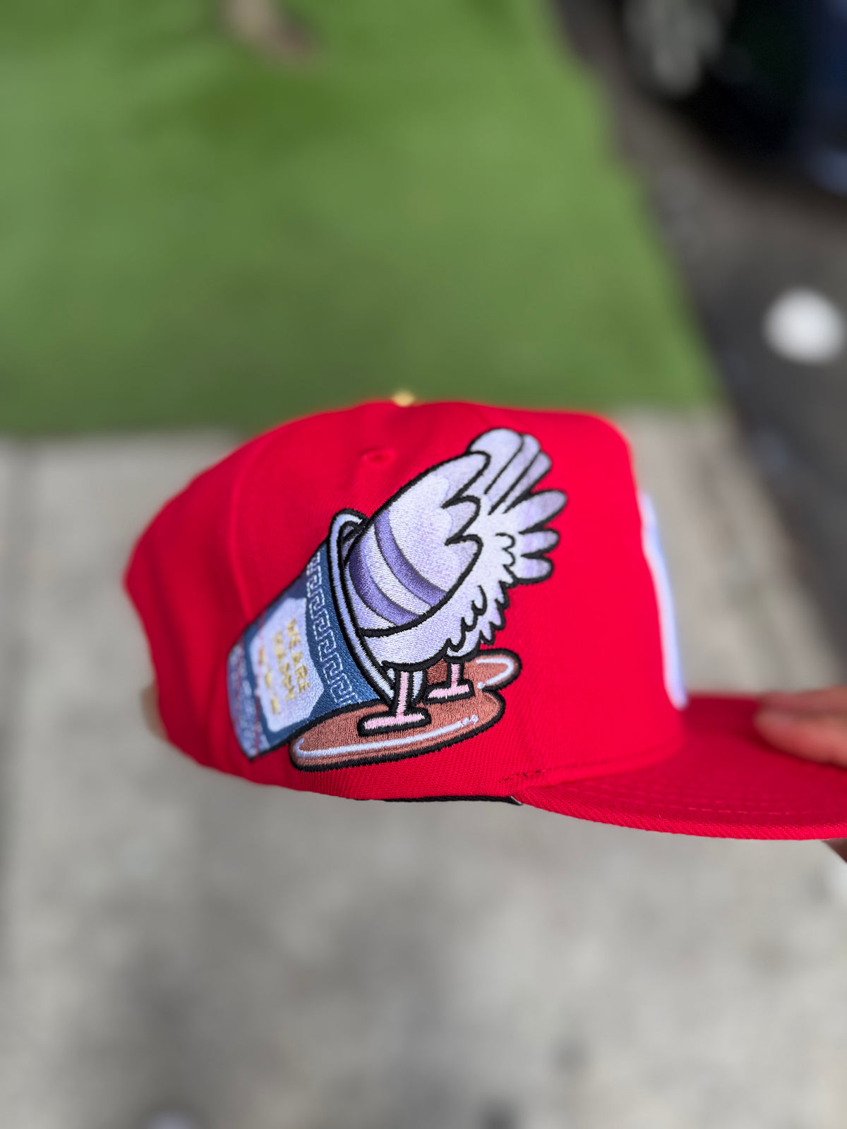 NY Yankees Bacon Egg n Cheese Snapback - Red