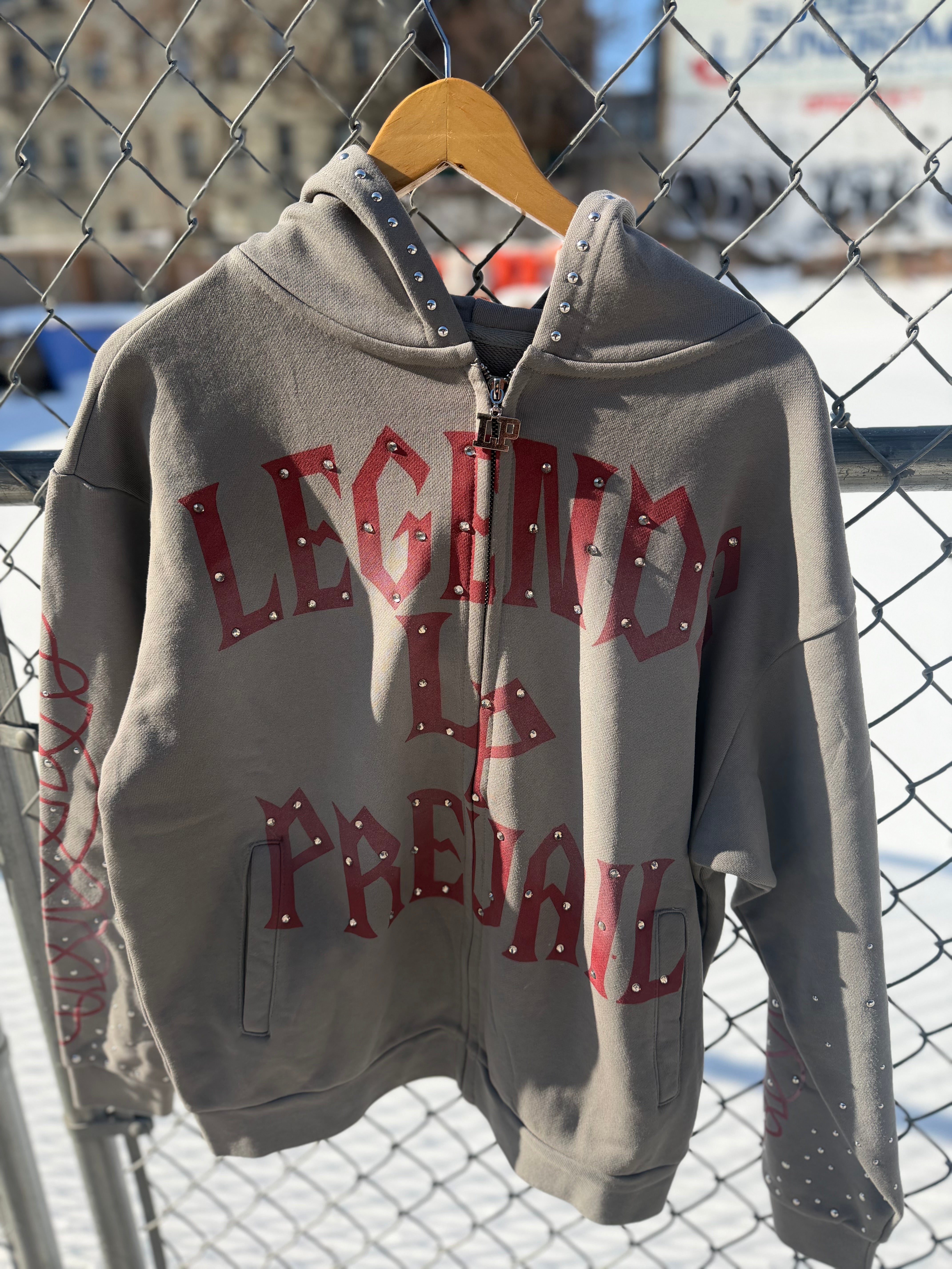 Butcher Set - Grey / Red