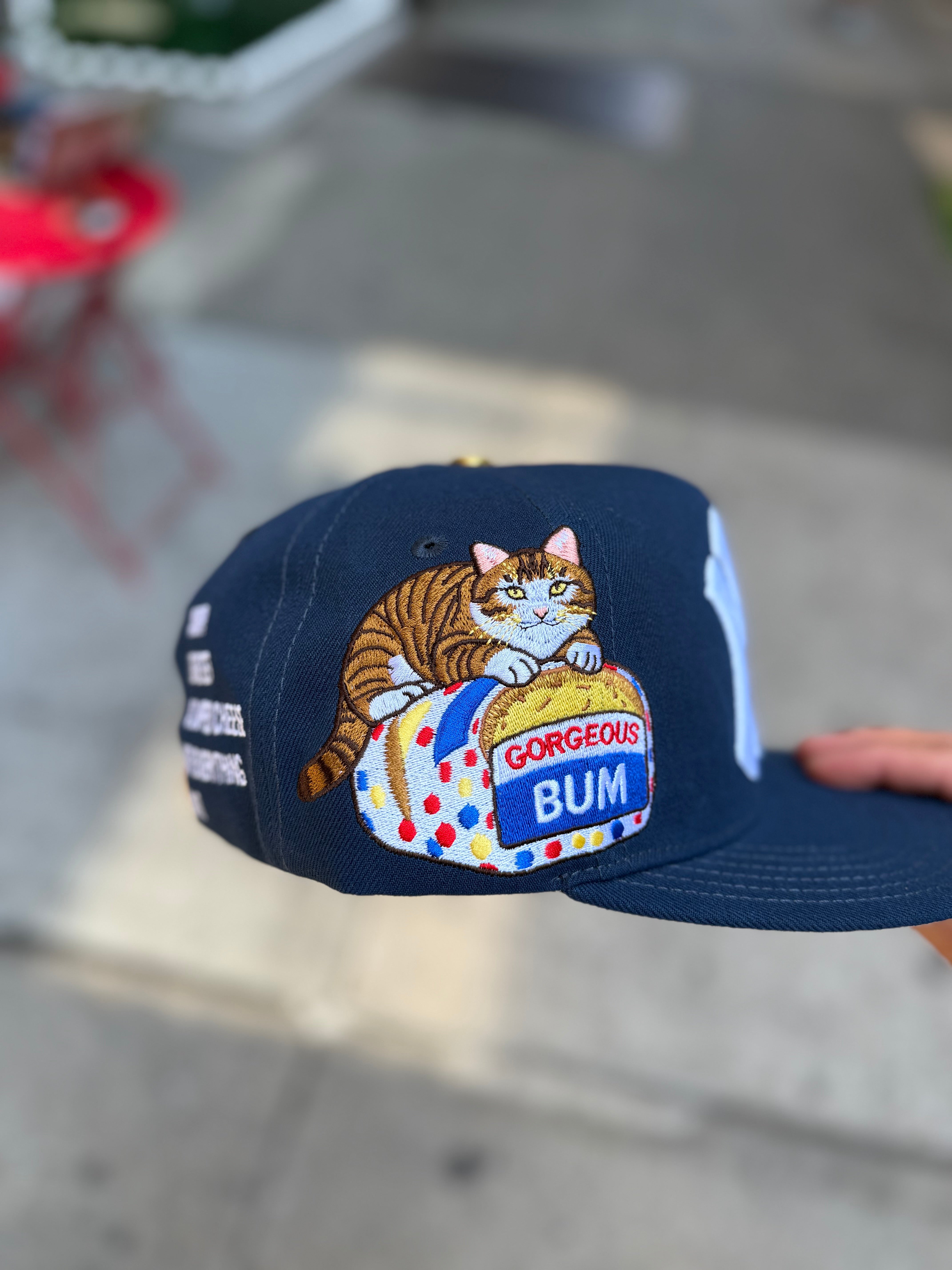 NY Yankees Chopped Cheese (Bread) Snapback - Navy Blue