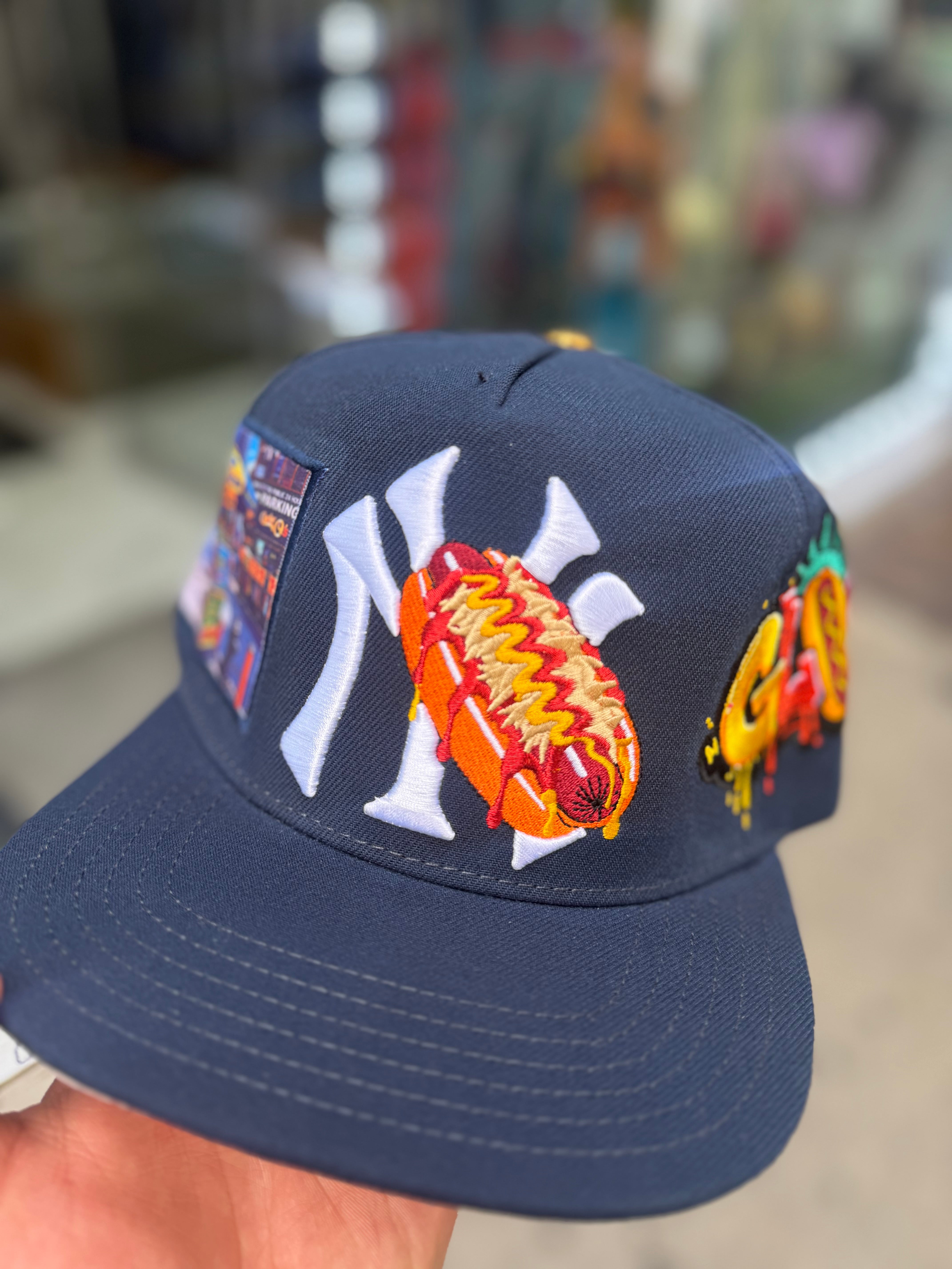NY Yankees Glizzy Snapback - Navy Blue