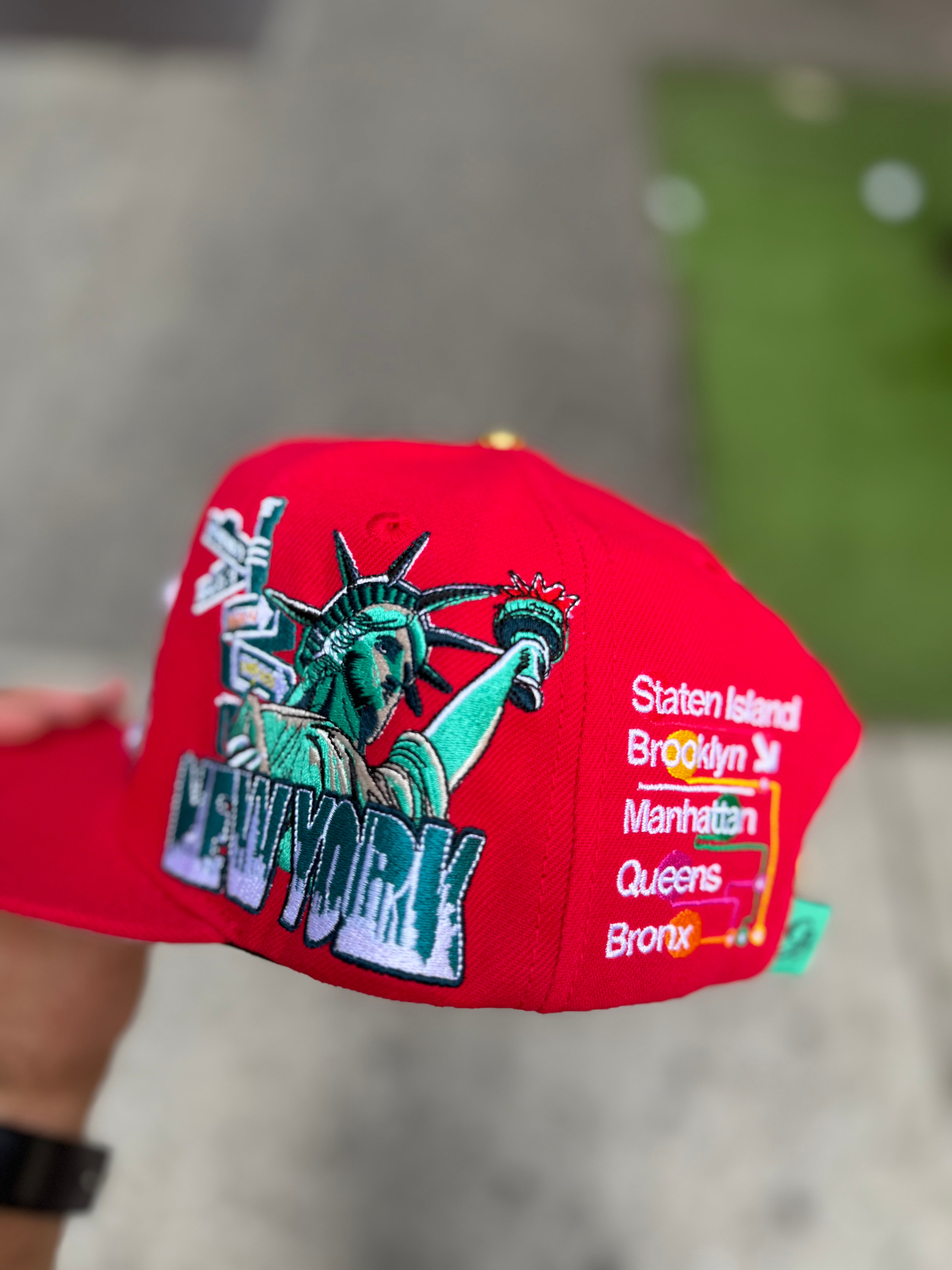 NY Yankees Bacon Egg n Cheese Snapback - Red