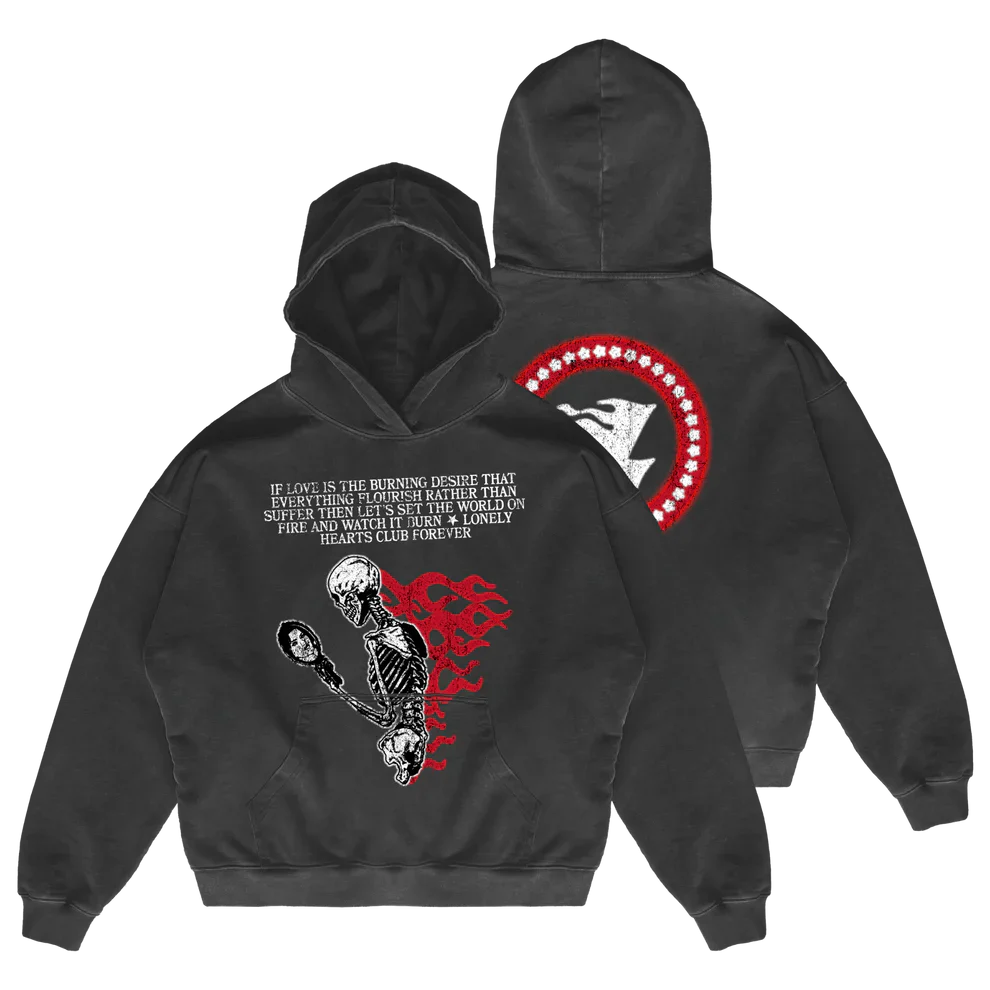 Burning Desire Premium Hoodie - Gray