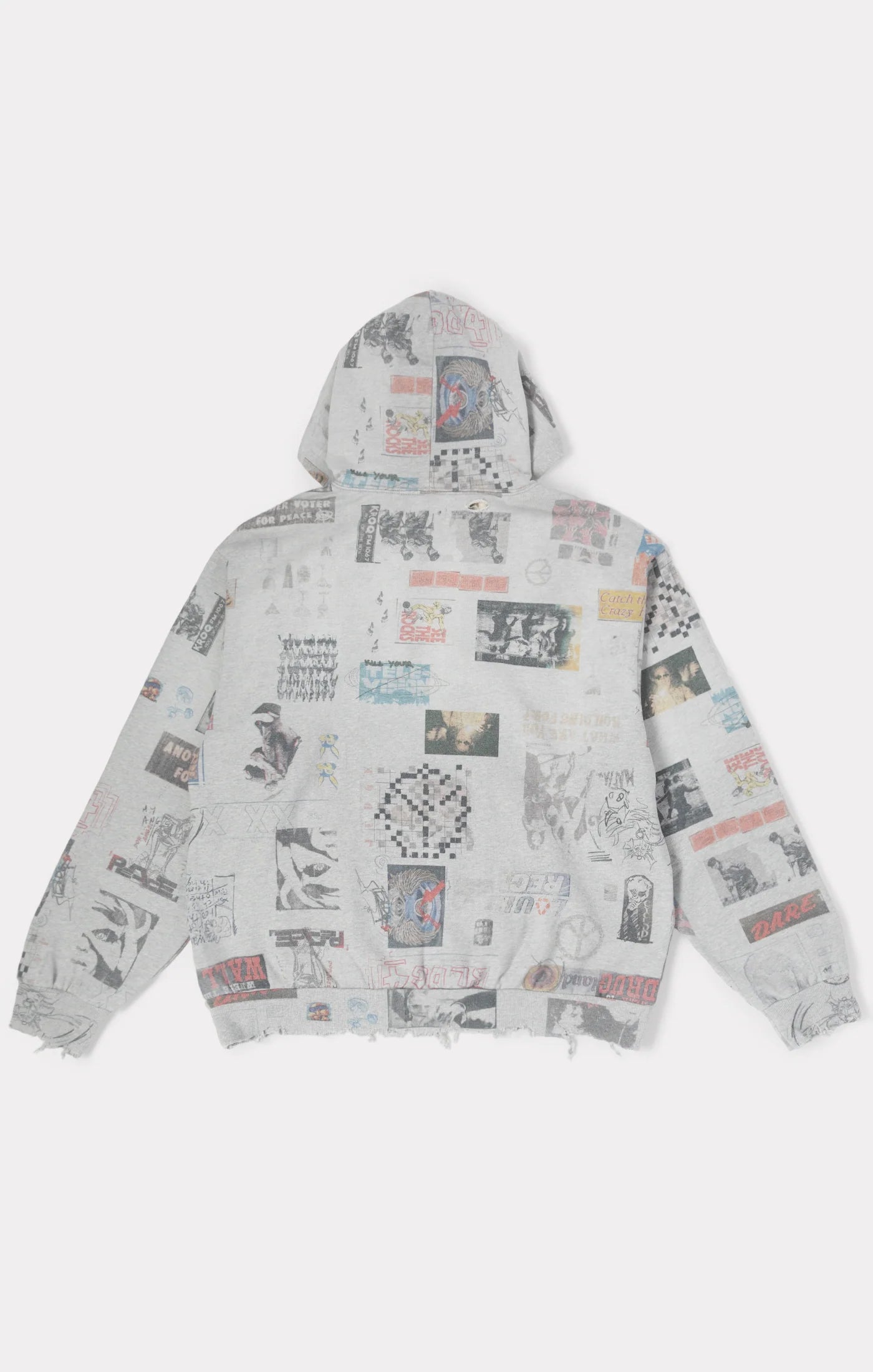 Construction Hoodie - Heather Grey