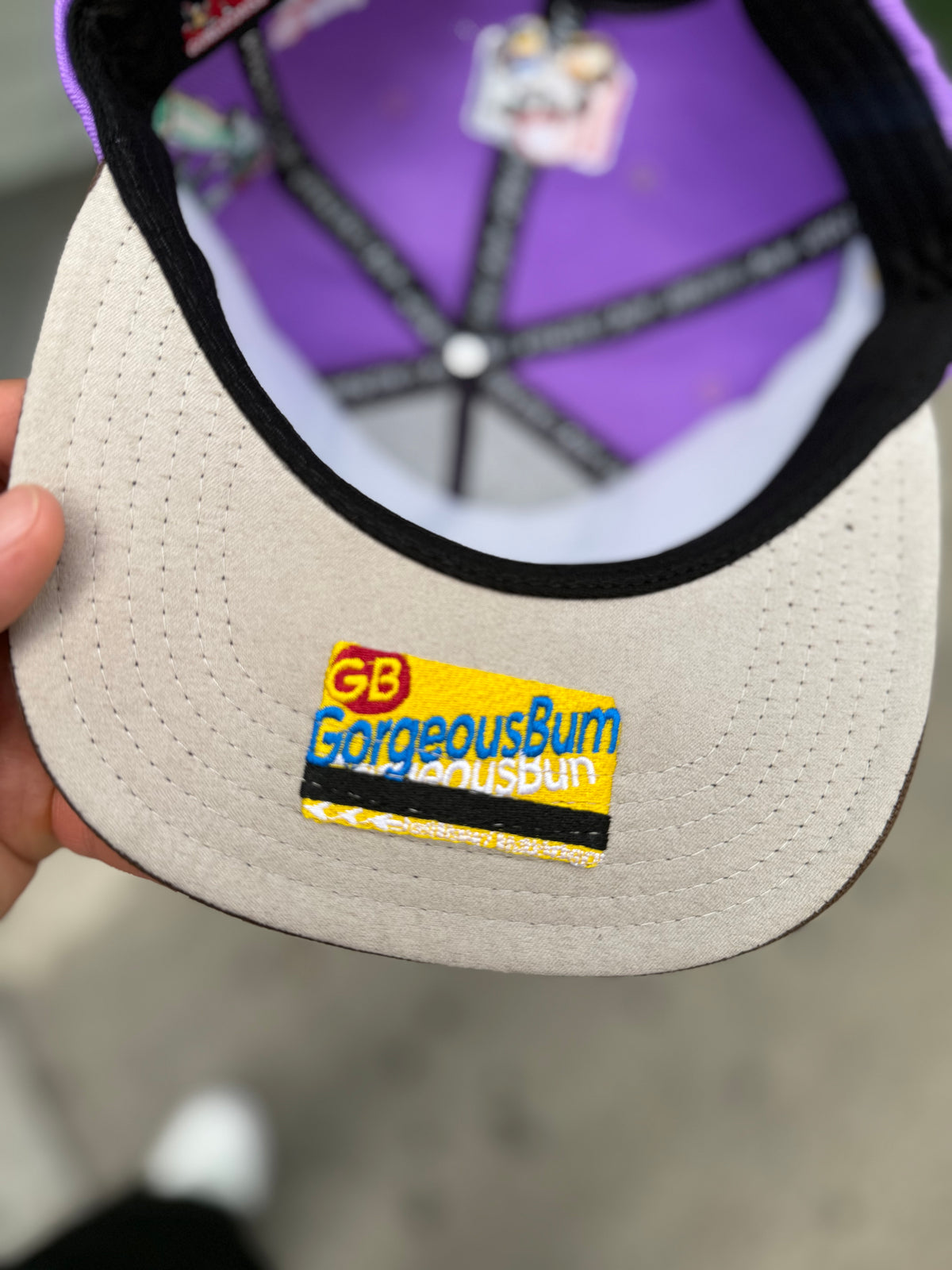 NY Yankees Bacon Egg n Cheese Snapback - Purple