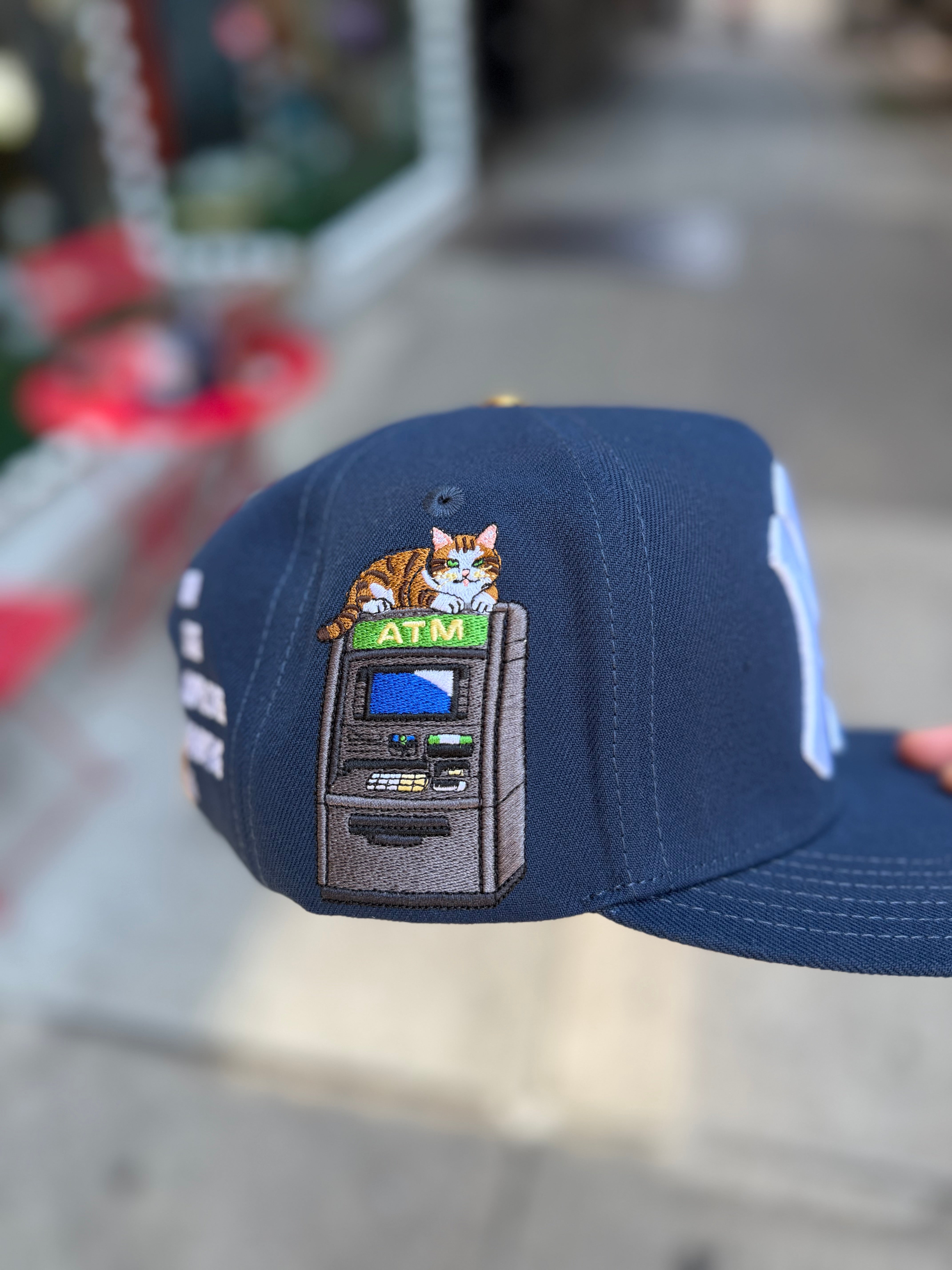 NY Yankees Chopped Cheese (ATM) Snapback - Navy Blue