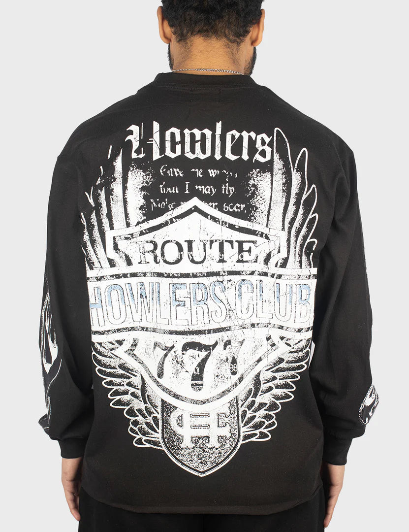 Dice Roller Long Sleeve Shirt - Black