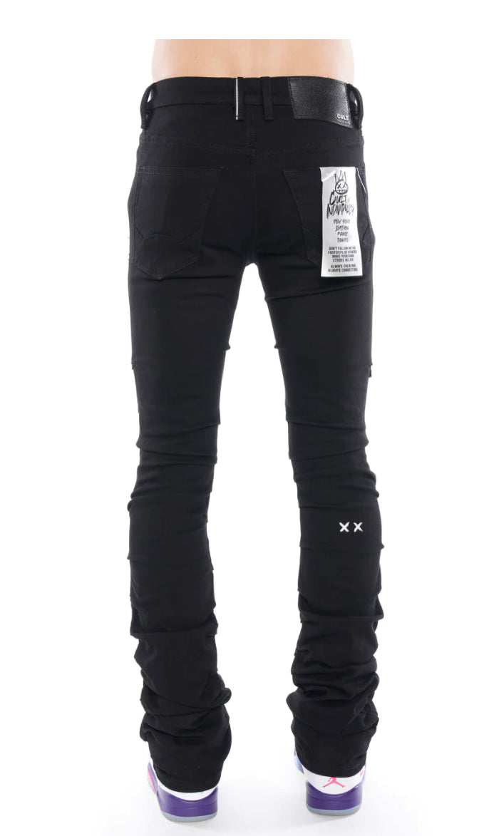 Punk Super Skinny-Waxed Black