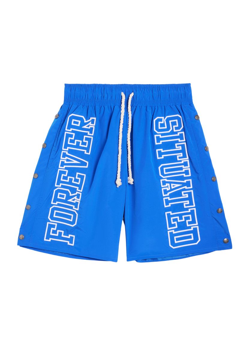 FS Nylon Track Shorts - Royal Blue