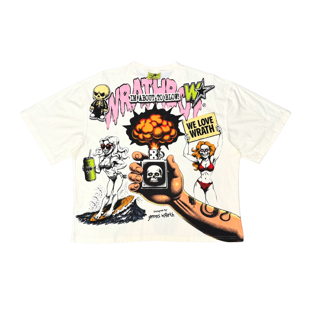 We Love Wrath T-Shirt - Off White
