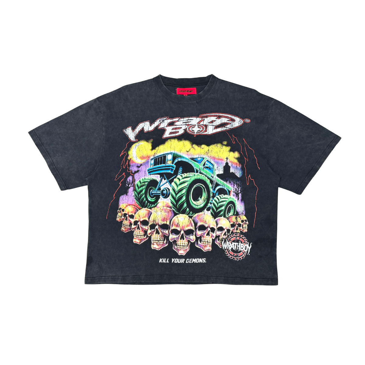 Wrathboy Kill Your Demons T-Shirt - Black