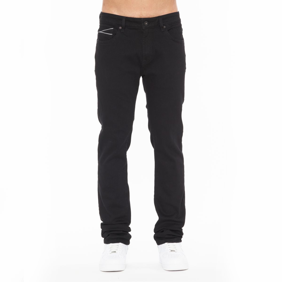 Rocker Slim Straight 36" Inseam Jeans - Black