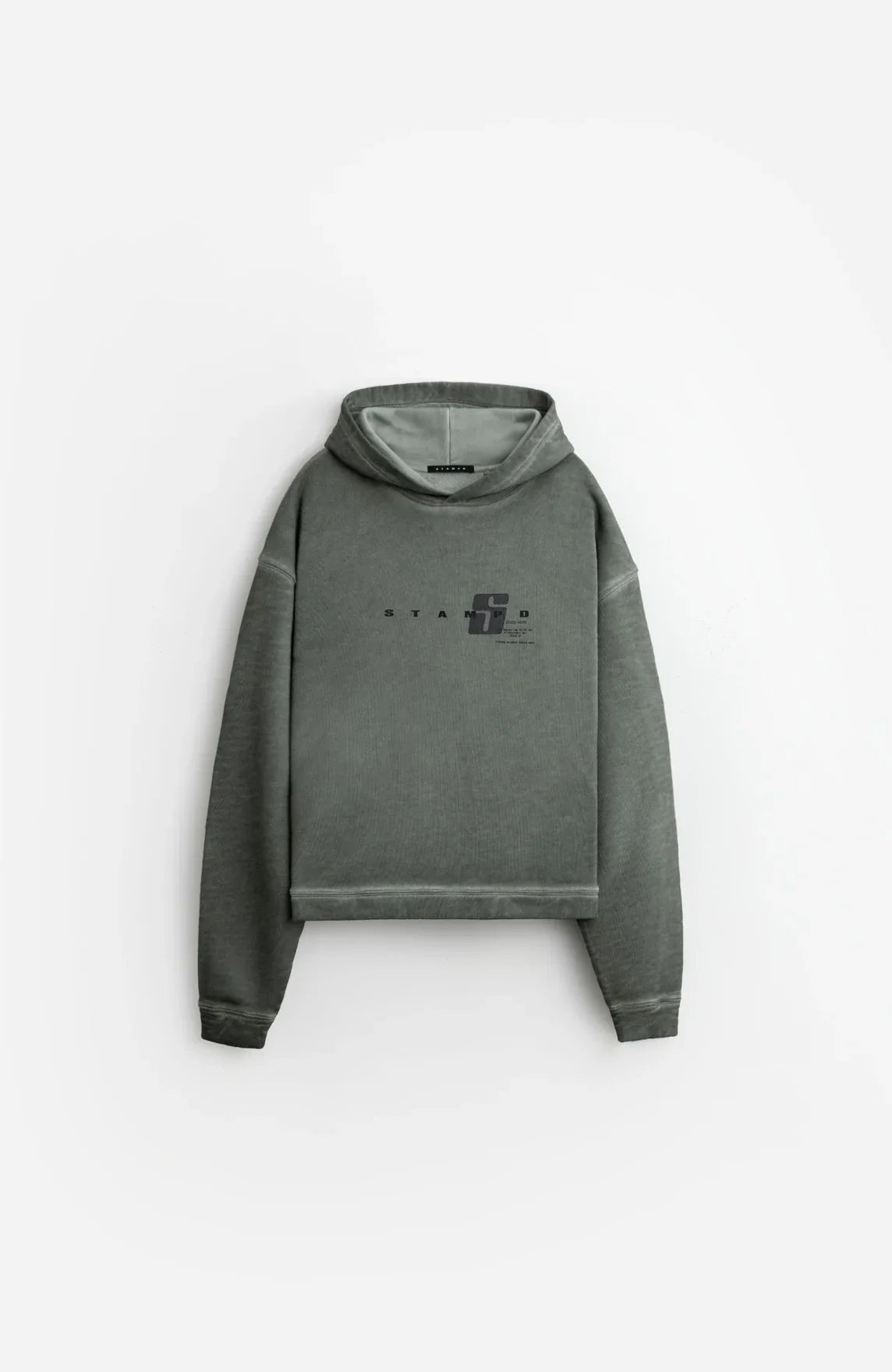 Transit Oil Washed Hoodie - Green