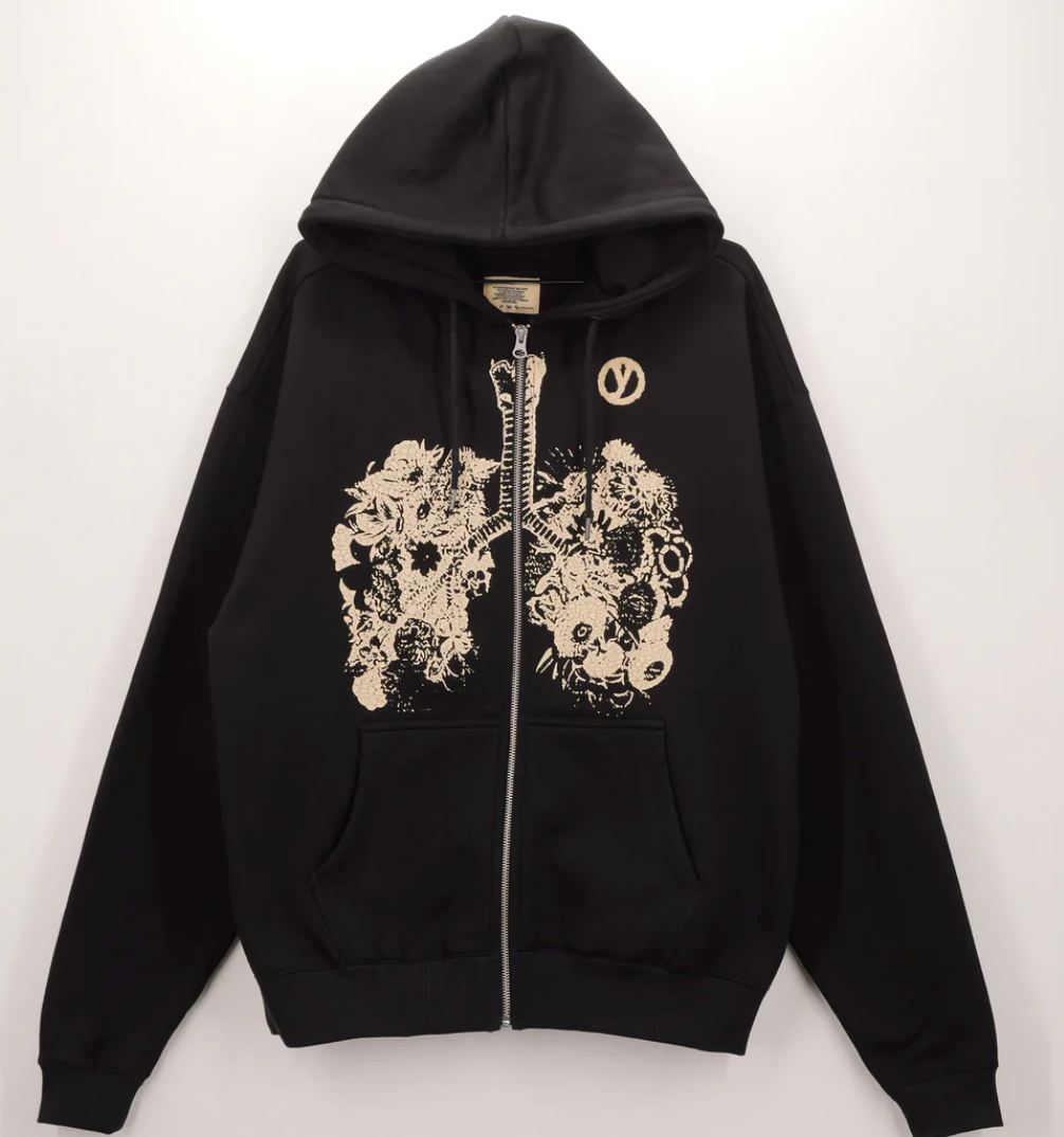 Soul Zip Up Hoodie - Black