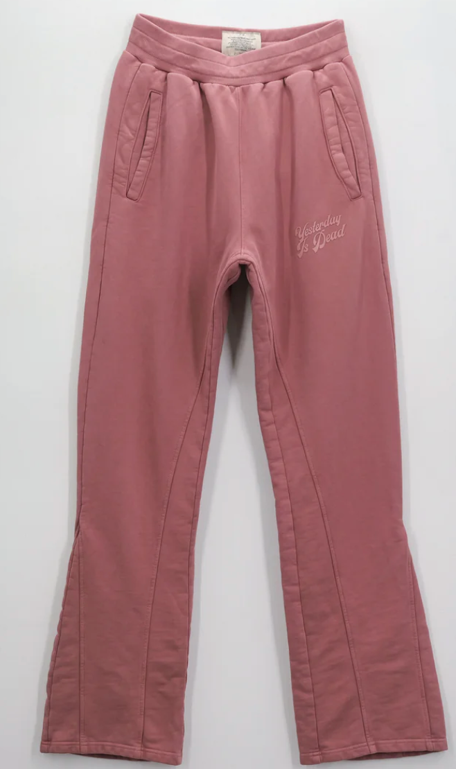 Core Flare Sweatpants - Cherry