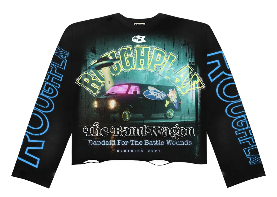 Bandwagon Long Sleeve Shirt - Black