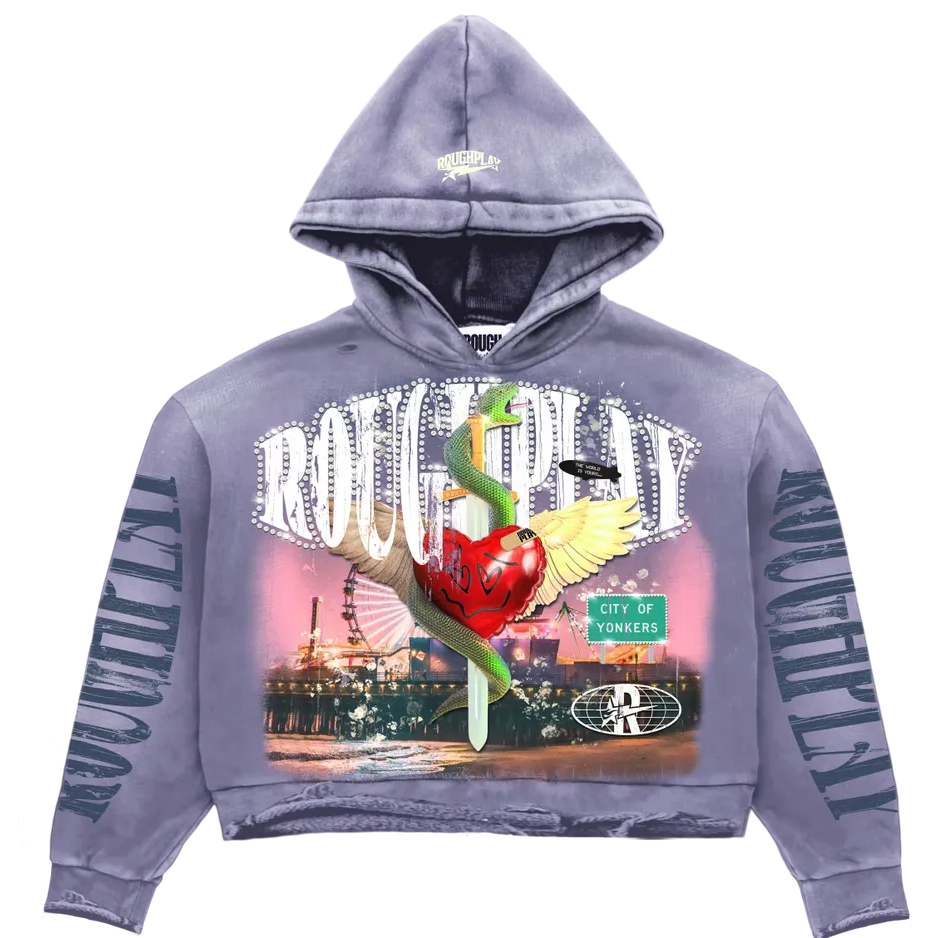 Welcome To Roughplay Hoodie - Lavender