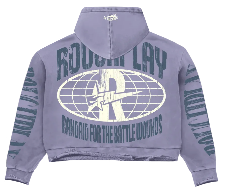 Welcome To Roughplay Hoodie - Lavender