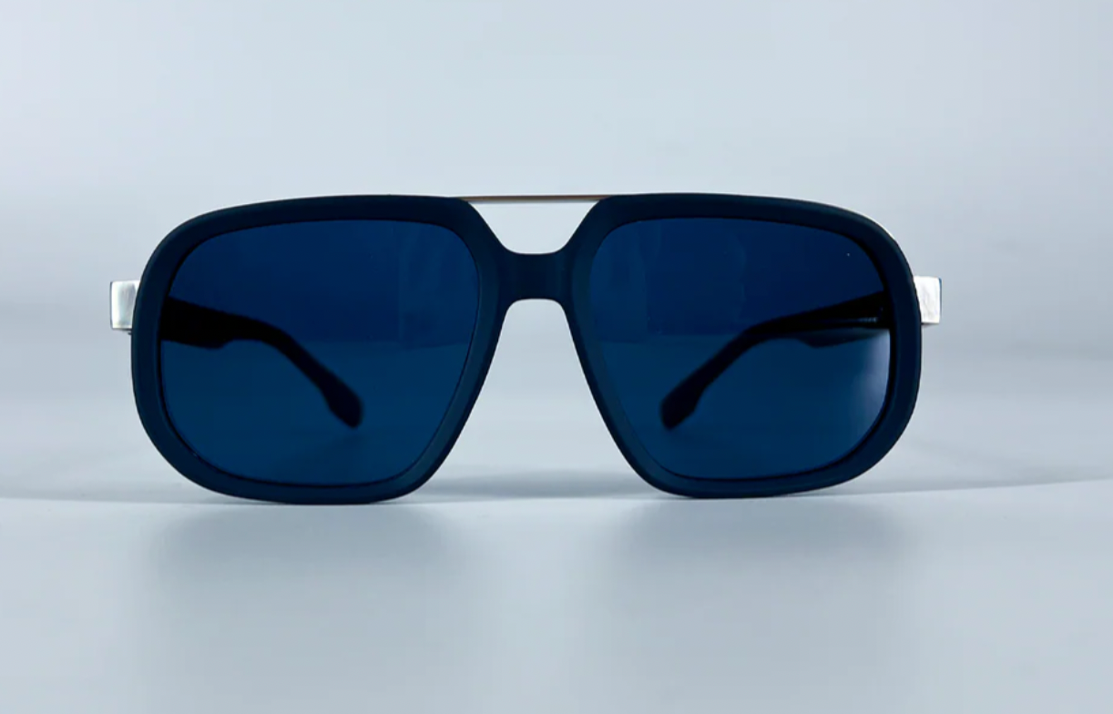 Navy Aviator Sunglasses
