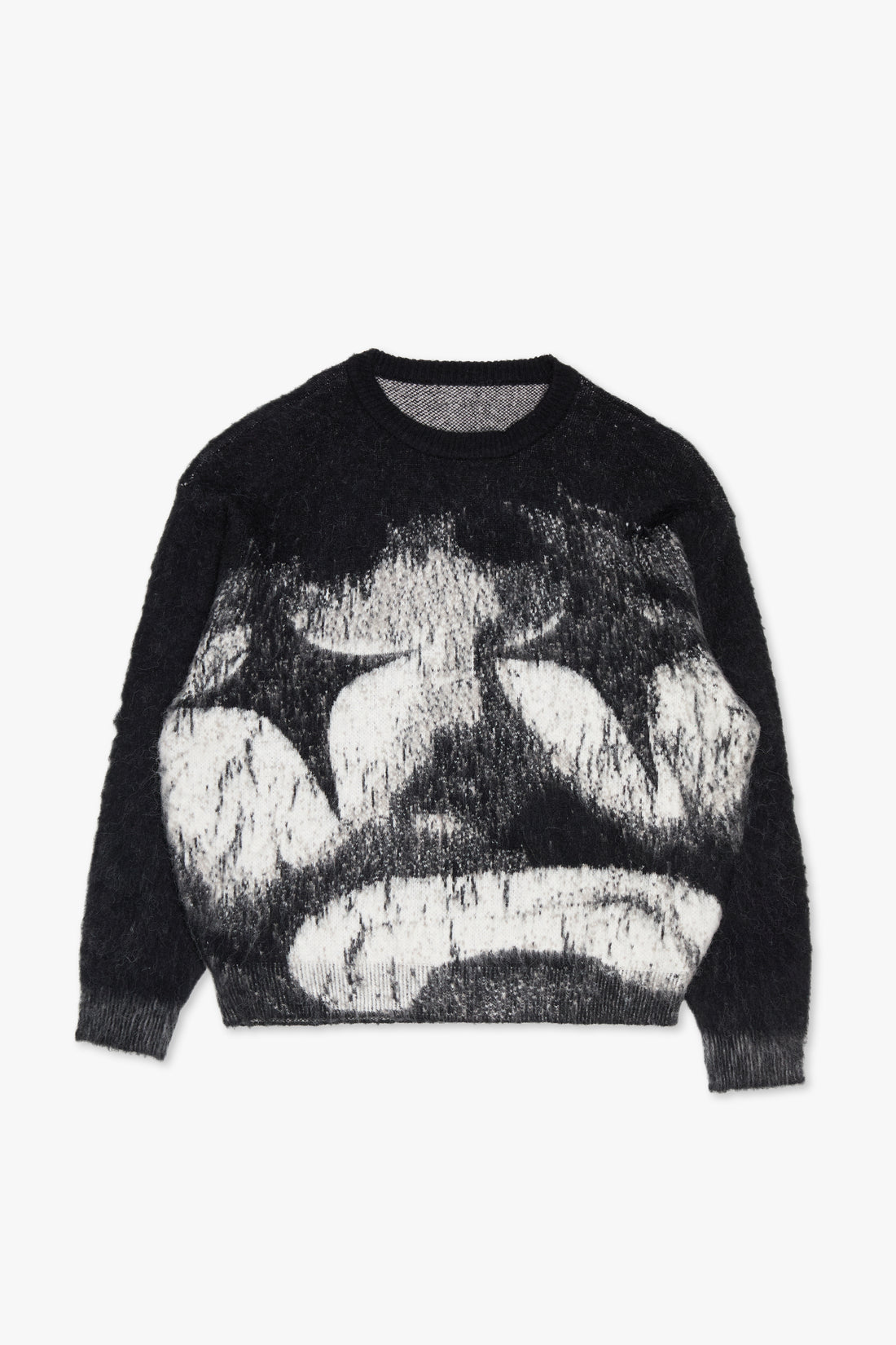 Sad Days Crewneck Sweater - Black