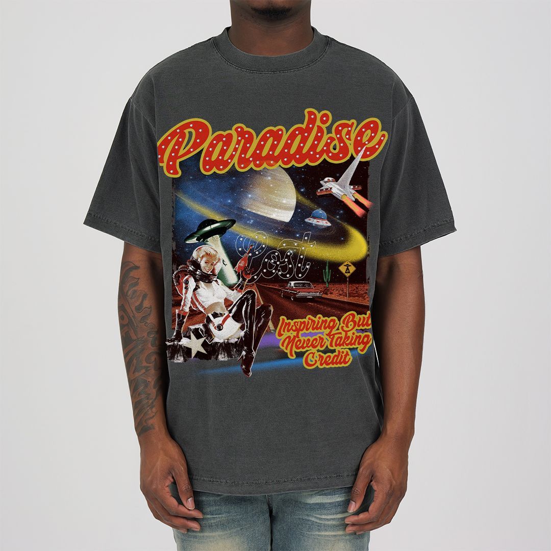 Astro Prem Tree T-Shirts - Anchor Grey