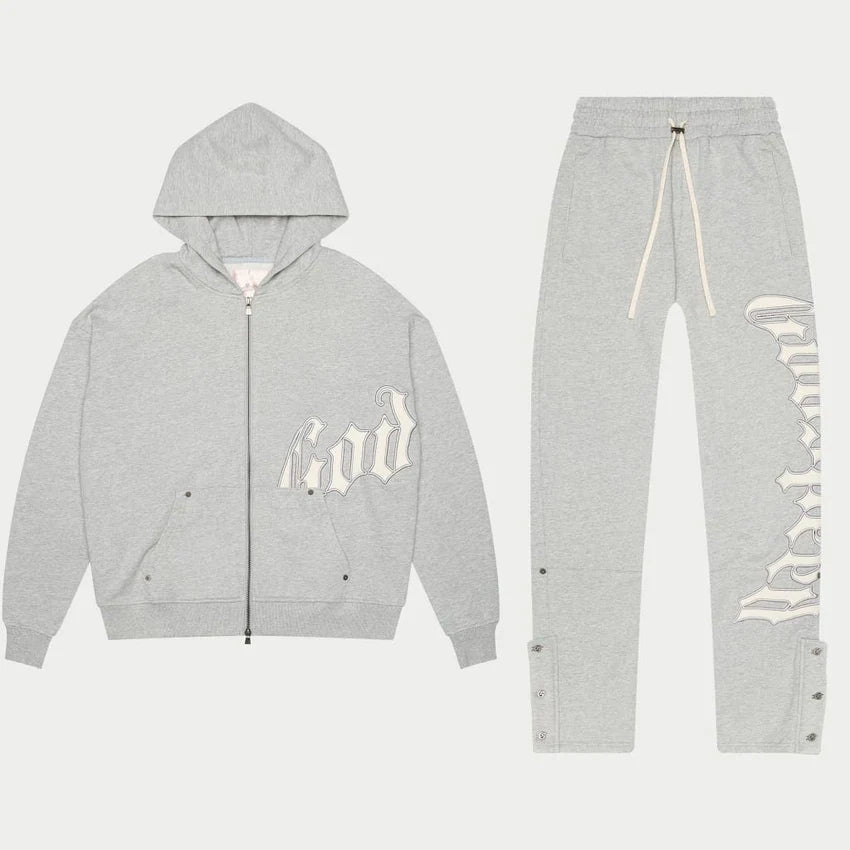 OG Logo Sweatsuit V2 - Heather Grey