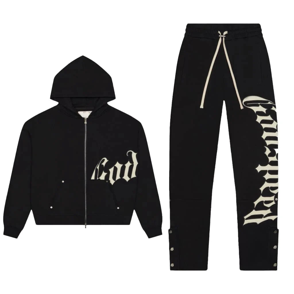 OG Logo Sweatsuit V2 - Black / White