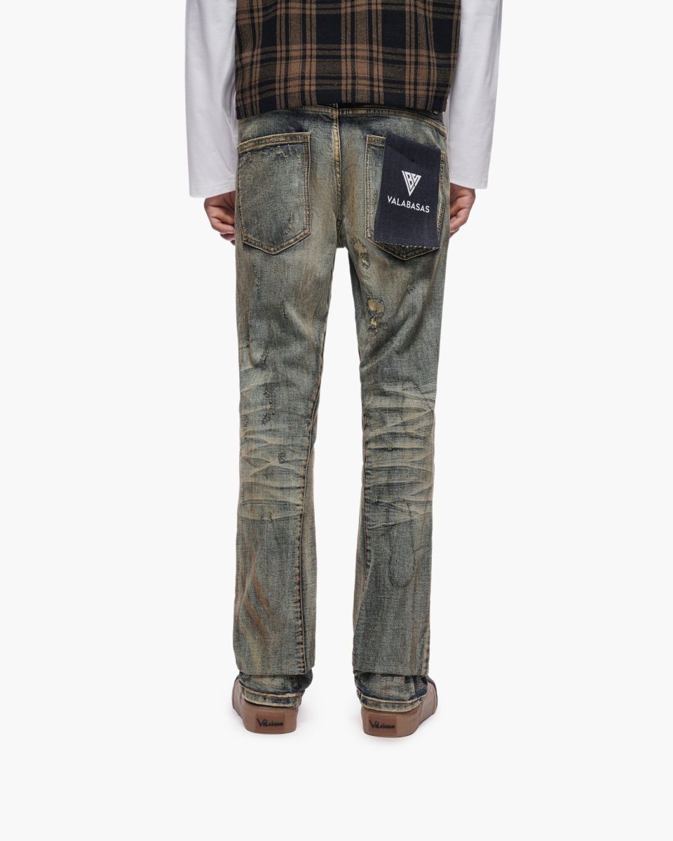 Static Stacked Jeans - Vintage Wash