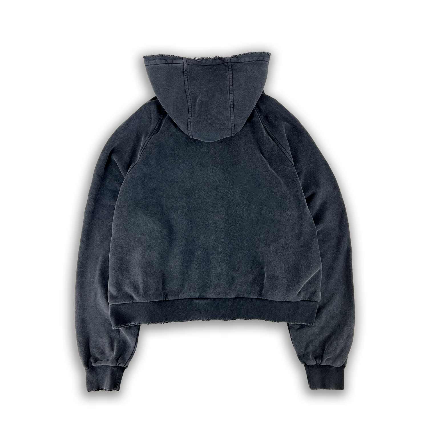 Thrasher Zip Up Hoodie - Black