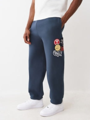 Patch Vintage Baggy Jogger - Midnight Navy