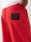 Baggy Big T Sweatpants - Red
