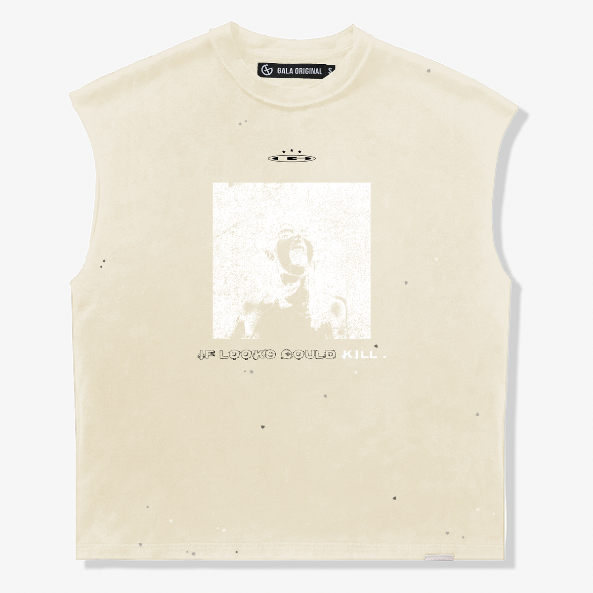 Untouchable Cutoff T-Shirt - Cream